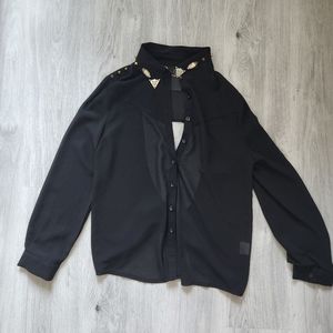 LF Store backless blouse